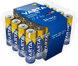 Alkalické batérie AA VARTA Longlife Power 24 ks – premium box