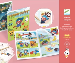 Komiks na dotvorenie Flying Sofye od Djeco