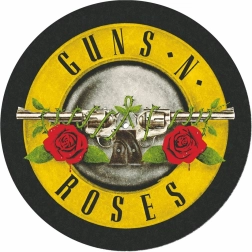 Podložka na gramofón s motívom Guns and Roses