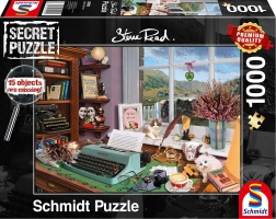 Schmidt Secret Puzzle Na pracovnom stole – 1000 dielikov