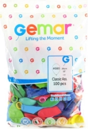 Klasické balóny 26 cm, mix farieb, 100 ks