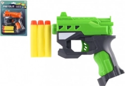 Pištoľ na penové šípky 12 × 14 cm, 3 šípky, 2 farby