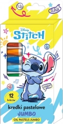Farebné voskovky Lilo a Stitch, 12 ks