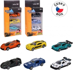 Kovové Auta - Sada 3 Modelov