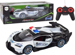 RC policajné auto 1:12 biele