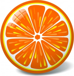 Loptička pomaranč, 23 cm