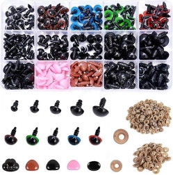 Bezpečné oči a nosy pre plyšákov – sada 560 ks