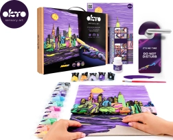 Okto maľovanie hmotou Skyline New York 30 × 40 cm