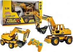 RC pásové rýpadlo so radlicou 1:14