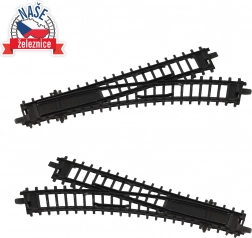 Koľaje – výhybky pre detské vláčiky, 2 ks