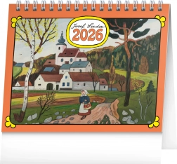Stolový kalendár 2026 s ilustráciami Josefa Ladu