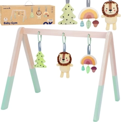 tooky toy baby gym stojan s 3 závesmi pre bábätká