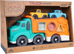 Eko odťahové vozidlo so triedičom tvarov a autíčkami