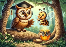 Puzzle Múdra Sova 50 dielikov