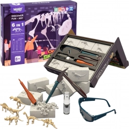 Woopie malý archeológ – vykopávky 6 dinosauřích kostier