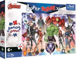 Puzzle 160 dielikov XL Super Shape Avengers – Odvaha