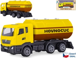 Kovový model fekálneho vozidla 12 cm so spätným chodom