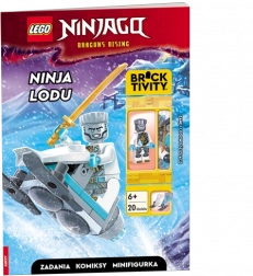 Lego Ninjago – Ninja ľadu interaktívna kniha s minifigúrkou Zanea