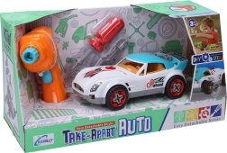 Skrutkovacie pretekárske auto 18 cm