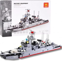Stavebnica Wange Type 052D Destroyer – moderný torpédoborec (376 dielikov)