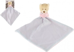 Plyšový ružový uspávací maznáčik Medveď/Medvedík