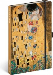 Bodkovaný zápisník NOTIQUE Gustav Klimt 13 × 21 cm