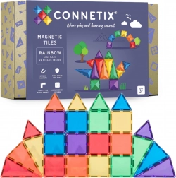 Connetix Rainbow Mini Pack magnetické stavebnice 24 dielov