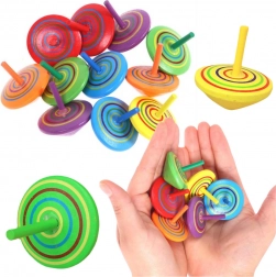 Drevená káča farebná 4 cm