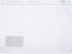 Transparentný obal na dokumenty so zipsom