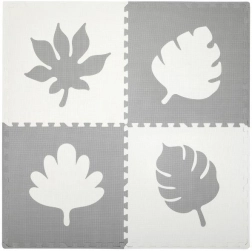 Herná podložka penové puzzle MoMi FELI sivé