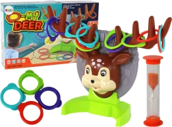 Rodinná zručnostná hra – hádzanie krúžkov na jeleňa