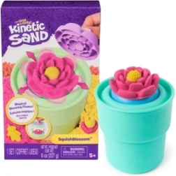 Kinetic Sand SquishBlossom kvet – kreatívna sada s kinetickým pieskom