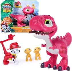 Spin Master Paw Patrol: The Dino Movie interaktívny dinosaurus Rhubarb s figúrkou Marshall a doplnkami