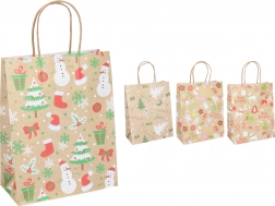Darčeková taška M Vianoce 21 × 27 × 11 cm