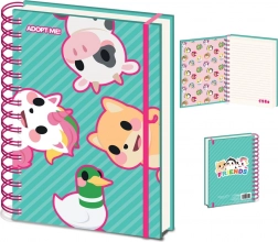 Adopt Me krúžkový blok A5