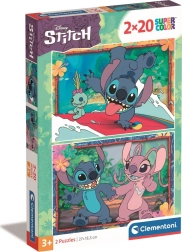 CLEMENTONI Puzzle Stitch 2x20 dielikov