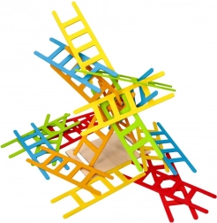 Balansovacia hra drevené rebríky od Goki