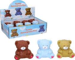 Stláčací medvedík 8 cm
