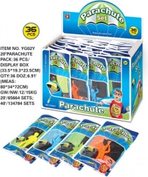 Parašutista Hračka 4 Farby