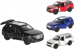 Kovové auto so spätným natiahnutím 12 cm