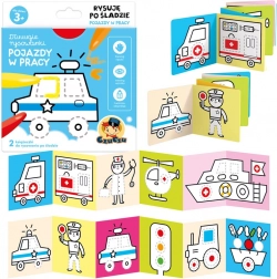 Dlhé omaľovánky Vozidlá v práci