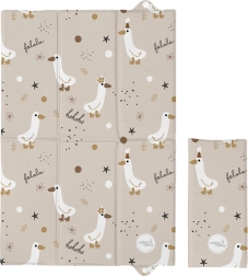 Ceba Baby cestovná skladacia prebaľovacia podložka Basic Crazy Ducks 60 × 40 cm