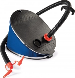 Nožná pumpa na matrac s 3 nástavcami