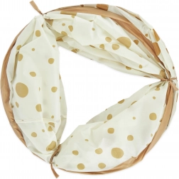 Bieco samorozkladajúci hrací tunel s bodkami