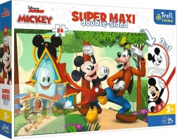 Puzzle Super Maxi 24 dielikov Veselý domček a priatelia MICKEY