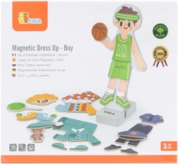 VIGA magnetická prezliekacia sada – chlapec
