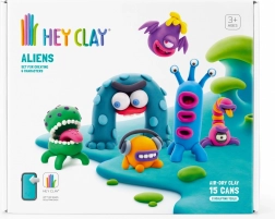 hey clay aliens – kreatívna sada modelíny pre deti