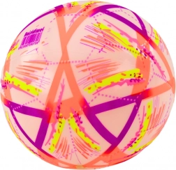 Gumová lopta jasná so vzormi oranžová 24 cm