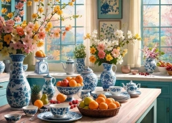 Cherry Pazzi puzzle Ráno v mojej kuchyni 2000 dielikov