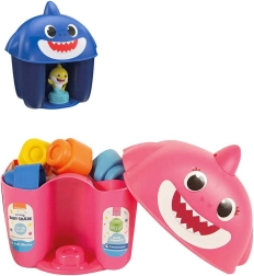 Clementoni Clemmy Baby Shark mäkké kocky s figúrkou vo vedierku - 1 kus